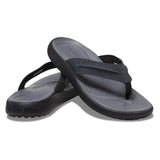 Crocs Mens Black Yukon Vista Ii Lr Flip Sandals