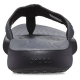 Crocs Mens Black Yukon Vista Ii Lr Flip Sandals