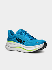 Hoka Mens Bondi 9 Blue/White Running Shoes