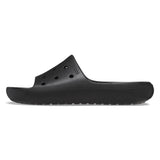 Crocs Unisex Classic V2 Slides In BLACK