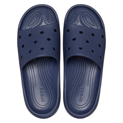 Crocs Unisex Classic V2 Slides Navy