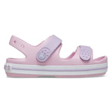 Crocs Girls Crocband Cruiser Sandals In Pink & Purple