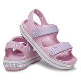 Crocs Girls Crocband Cruiser Sandals In Pink & Purple
