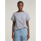 G-Star Raw Striped Knot R T Wmn Lt Chalk/M