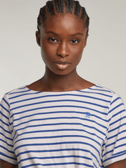 G-Star Striped Knot R T Wmn Lt Chalk/M