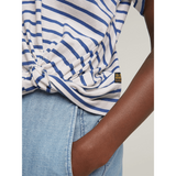 G-Star Raw Striped Knot R T Wmn Lt Chalk/M