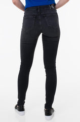Calvin Klein Women's Black Mid Rise Skinny jeans