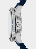 Emporio Armani Mens World Explorer Blue Silicone Watch