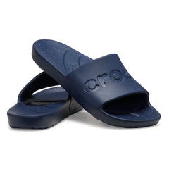 Crocs Unisex Slides In Navy