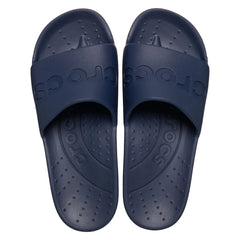 Crocs Unisex Slides In Navy