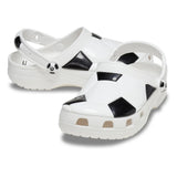 Crocs Kids Classic Soccer Ball Clog Shoes White & Black