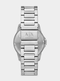 Armani Exchange Mens Stainless Steel Watch In Silver