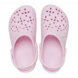 Crocs Girls Classic Cut Out Clog Shoes In Light Pink