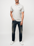 Polo Mens Essential Pique Ss Golfer Light Grey