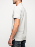 Polo Mens Essential Pique Ss Golfer Light Grey