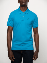 Polo Mens Blue Essential Pique Ss Golfer