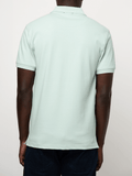Polo Mens Essential Pique Short Sleeves Golfer In Aqua