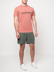 Polo Mens Sport Ss Graphic Tee Pink