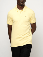 Polo Mens Light Yellow Essential Pique Ss Golfer
