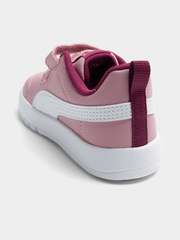 Puma Kids Courtflex V3 Shoes Pink - Puma White - Berry