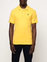 Polo Mens Mustard Essential Pique Ss Golfer