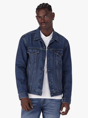 Levis Unisex The Trucker Jacket In Blue