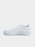 Puma Mens Court Classic Clean Shoes In White