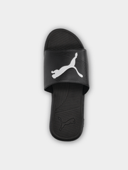 Puma Mens Sporty Cat Black Slides