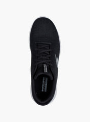 Skechers Mens Go Walk Max Black Grey Shoes