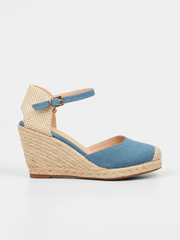 Miss Black Ladies Blue Jojo Heels