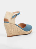 Miss Black Ladies Blue Jojo Heels