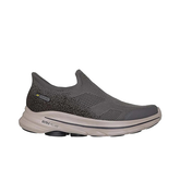 Skechers Mens Go Walk 8 Slip On Shoes In Dark Taupe