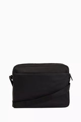 Karl Lagerfeld K-Ikonik Nylon Messenger Bag In Black