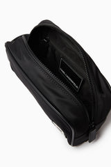 Karl Lagerfeld K-Ikonik Nylon Toiletry Bag In Black