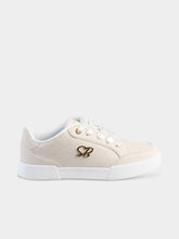 Sissy Boy Ladies Embossed Sb Sneaker In Stone