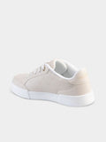 Sissy Boy Ladies Embossed Sb Sneaker In Stone