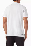 KarL Lagerfeld Mens Ikon Embroidered Patch Golfer In White