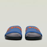 G-Star Raw Mens Cart V Slides In Black & Blue
