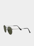 Ray-Ban Round Frame Unisex Sunglasses In Gun Metal