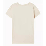Calvin Klein Kids Unisex Monologo Slim Short Sleeve T-Shirt In Beige