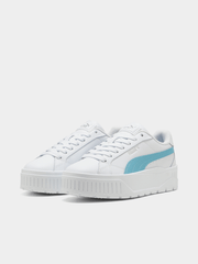 Puma Womens Karmen II Shoes In White and Aqau