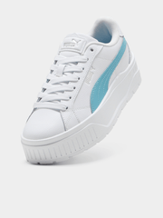 Puma Womens Karmen II Shoes In White and Aqau