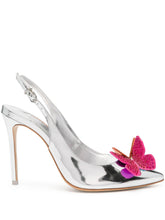 Sophia Webster Womens Vanessa Slingback Heels In Silver