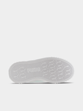 Puma Girls Carina 3.0 Junior Shoes In White & Pink