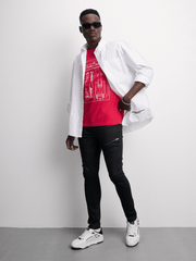 Puma Mens Rosso Corsa Ferrari Sportswear Graphic Tee