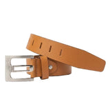 Vialli Collovati Leather Belt In Tan