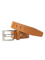 Vialli Collovati Leather Belt In Tan