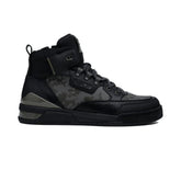 Replay Mens Astro Speed Camo Sneaker In Black And Grey