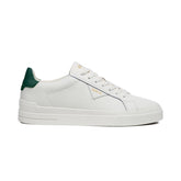 Replay Mens Evan Class Sneaker In White And Green