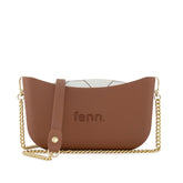 Fenn Gold Zip Bag In Terracotta
